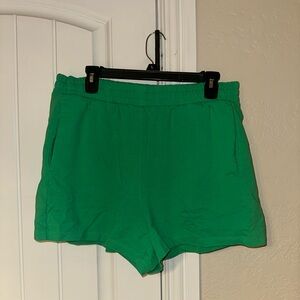 Green All In Motion Shorts- Large